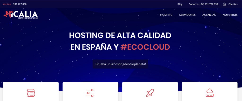 Nicalia hosting