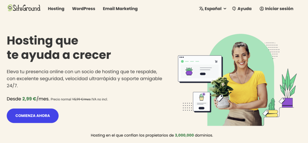 Siteground hosting