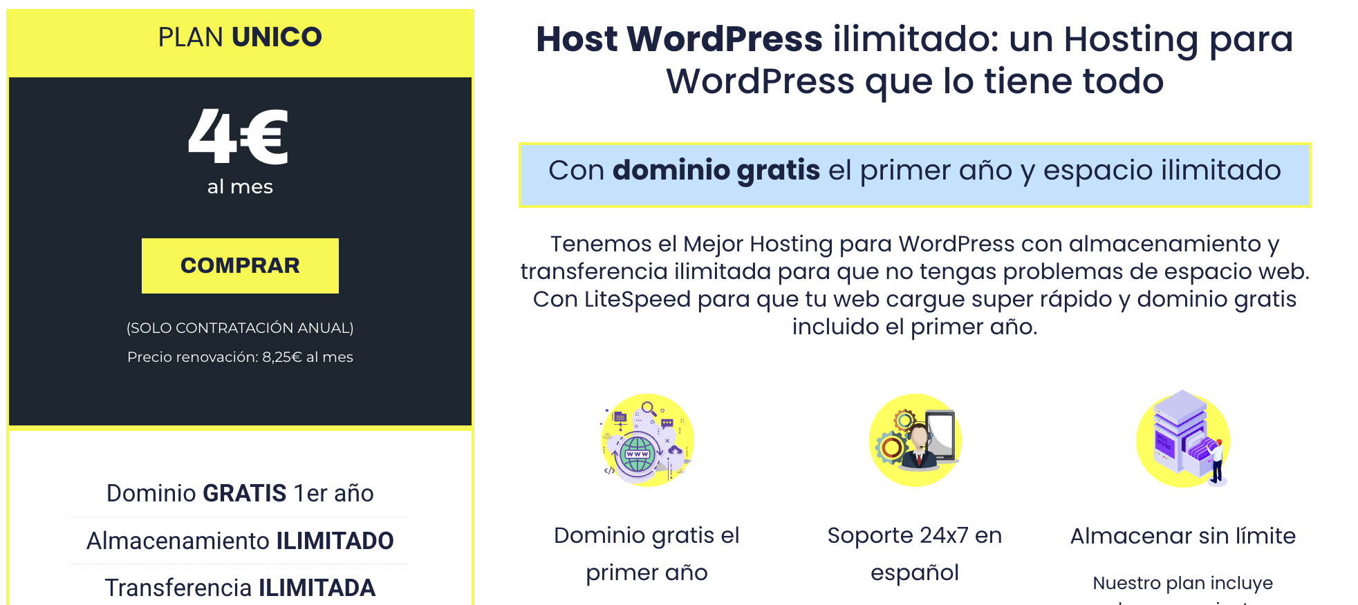 Plan hosting hostinet